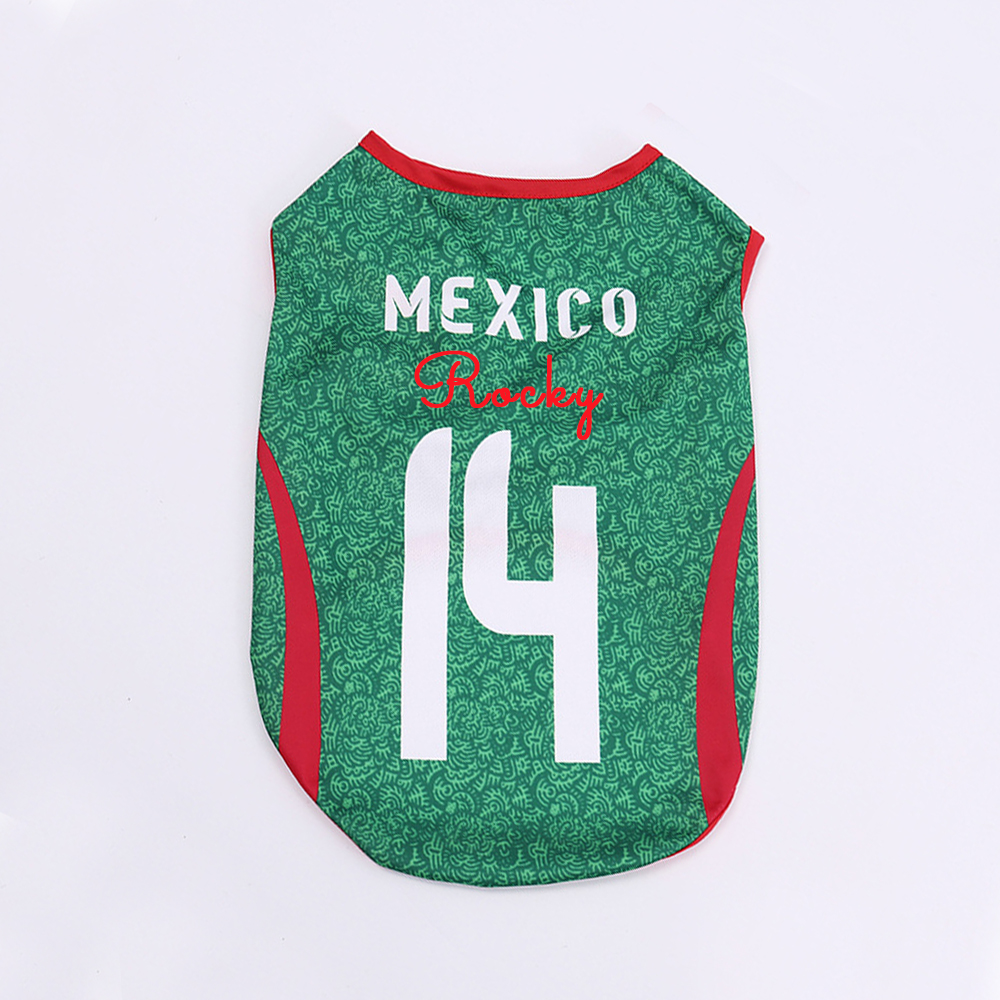 Personalized Dog & Cat Soccer Fan Sporty Vest | MNCloth217