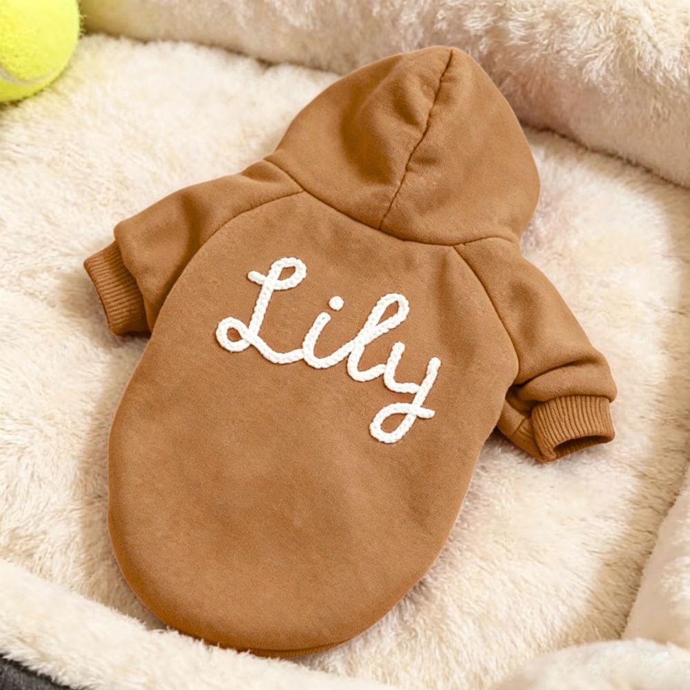 Personalized Cozy Season Warm Puppy Hoodie | MNCloth210