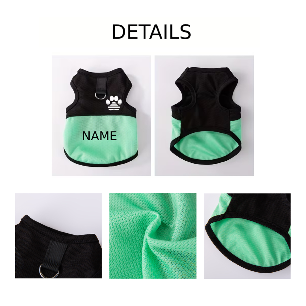 Personalized Pet Comfortable Breathable Mesh Vest | MNCloth199