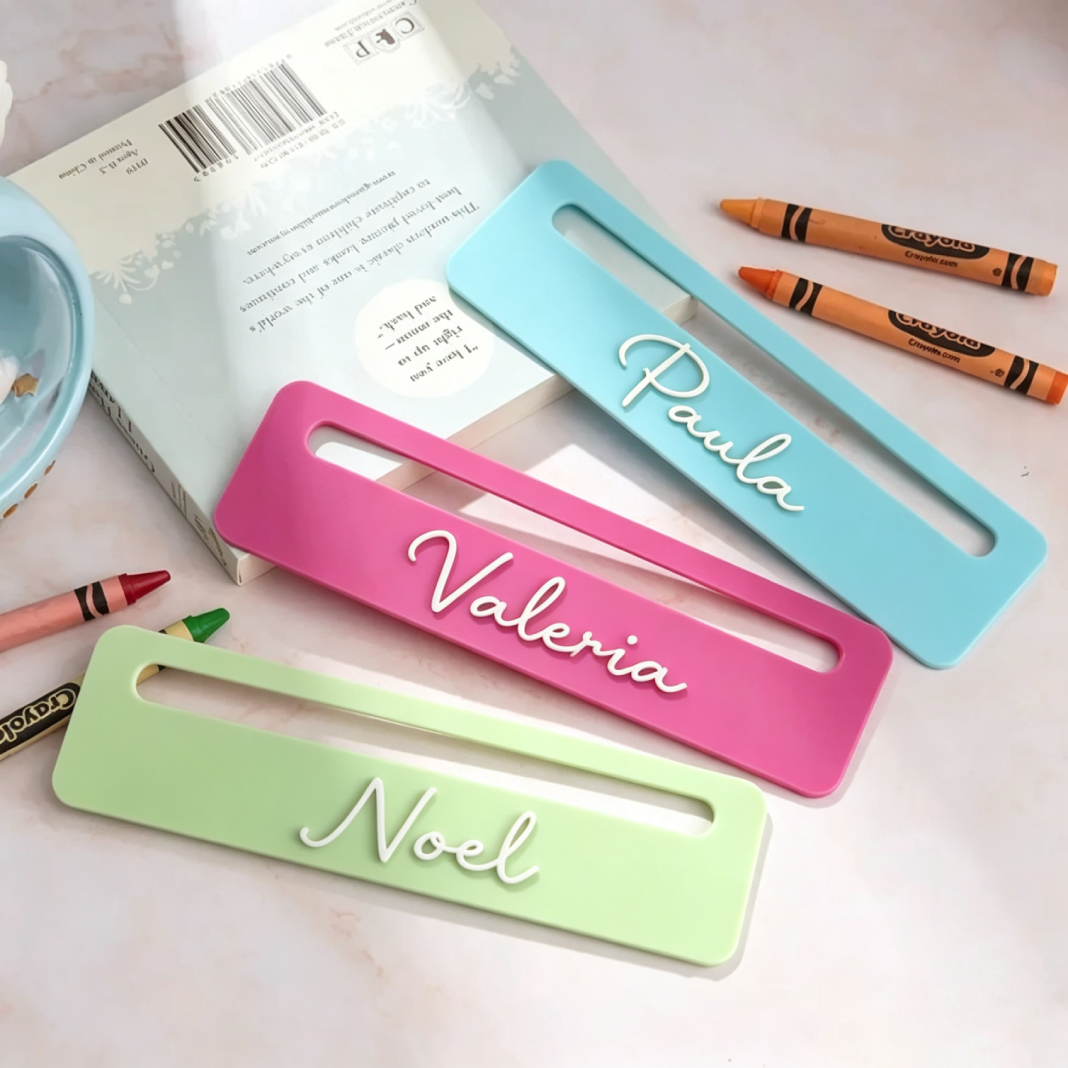 Personalized 3D Printed Reading Aid With Name For Beginning Readers | MNGift27