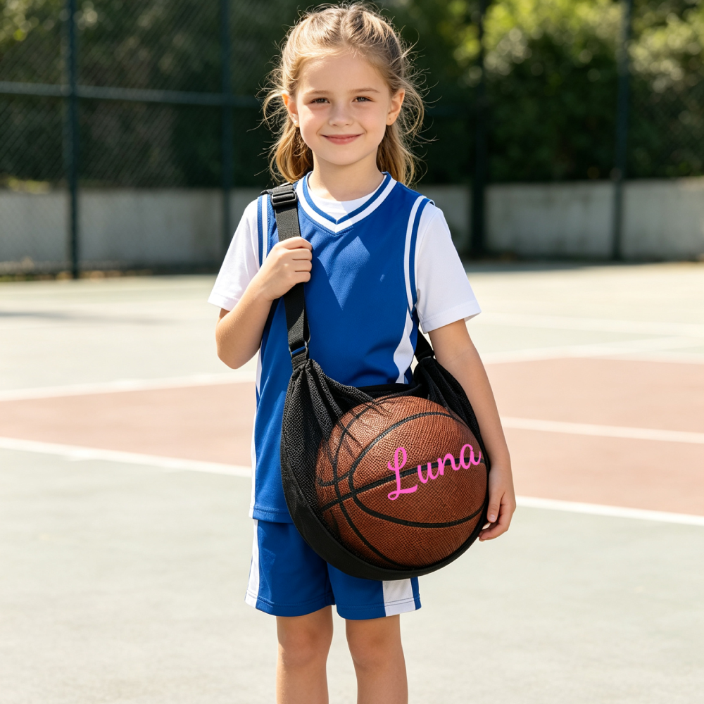 Personalized Lightweight Basketball Team Bag With Adujustale Shoulder Strap | MNKid02