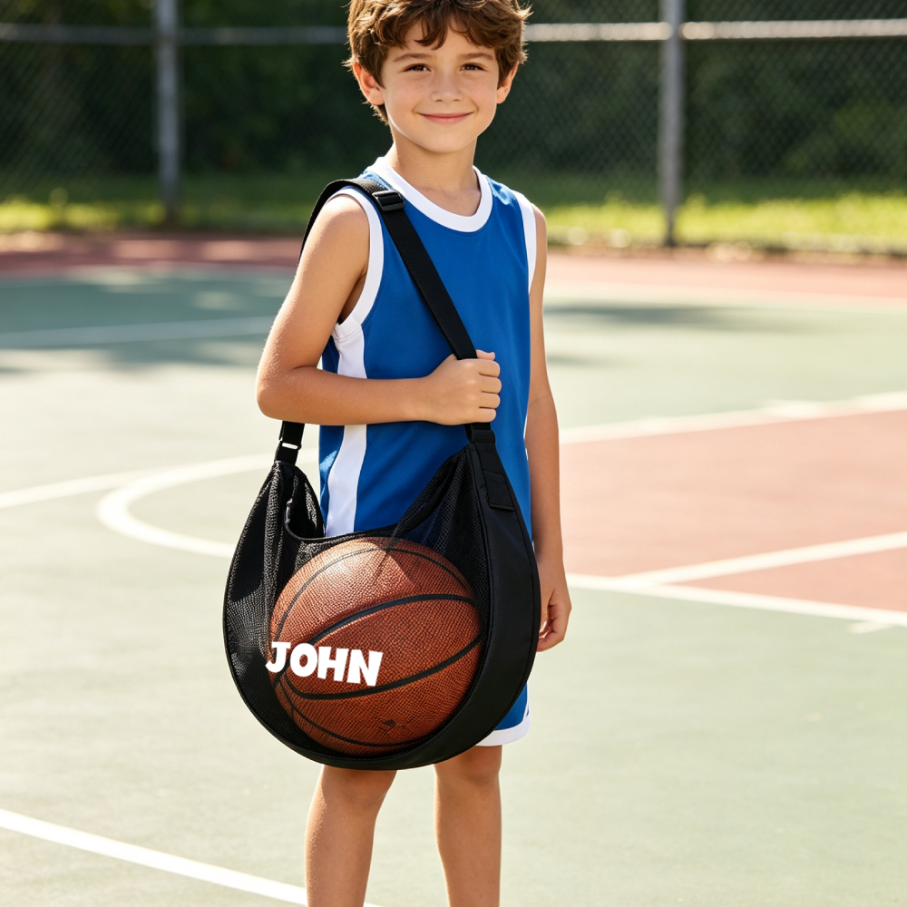 Personalized Lightweight Basketball Team Bag With Adujustale Shoulder Strap | MNKid02