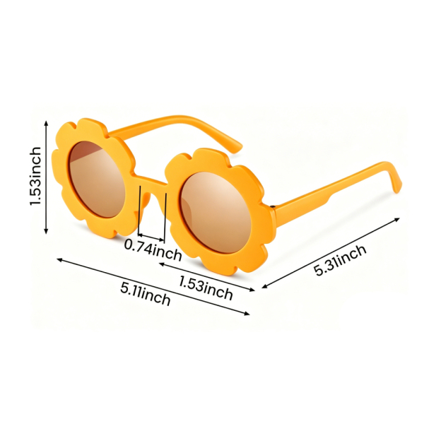 Personalized Colorful Flower Sunglasses For Pets