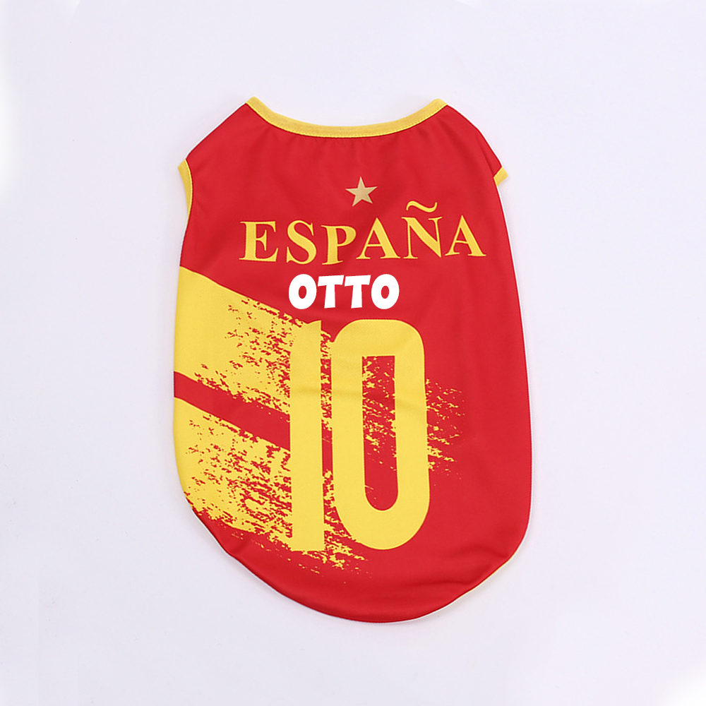 Personalized Dog & Cat Soccer Fan Sporty Vest | MNCloth217