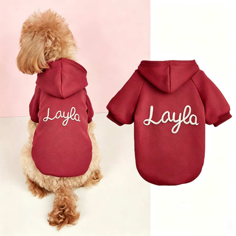 Personalized Cozy Season Warm Puppy Hoodie | MNCloth210