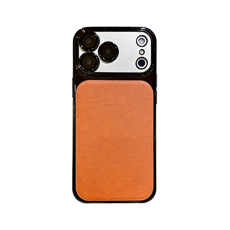  Electroplated Eco-Leather Case for iPhone 17/16/15/14 Series
