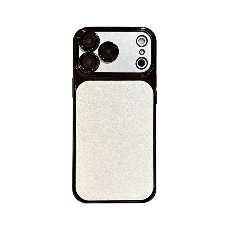  Electroplated Eco-Leather Case for iPhone 17/16/15/14 Series