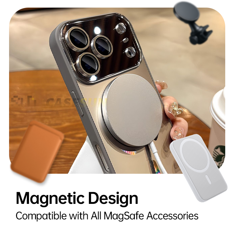  Premium AG Matte Magnetic Case for iPhone 17/16/15 Series