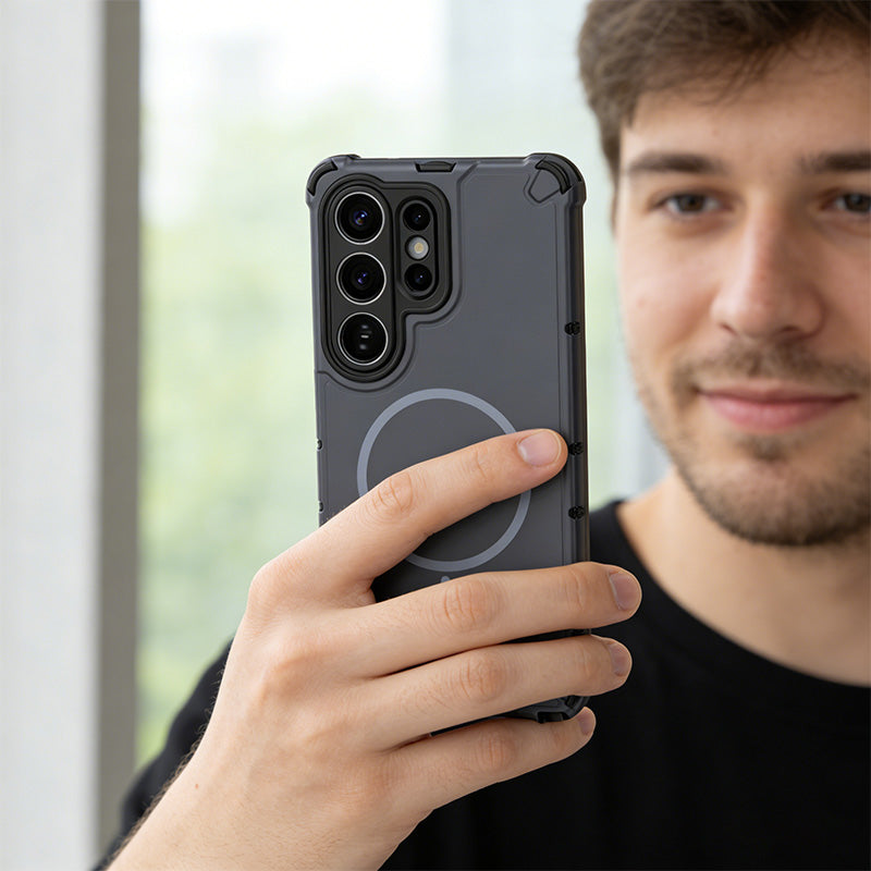  Four-Corner Shock-Resistant Magnetic Case for Samsung S26 Ultra