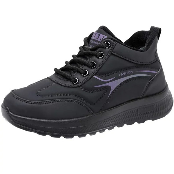 Women's Cotton Shoes, Fleece Warm Shoes For Middle-Aged and Elderly People, Soft-Soled Anti-Slip Bread Shoes, Casual Shoes