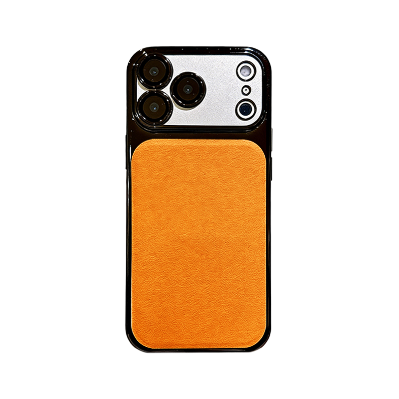  Electroplated Eco-Leather Case for iPhone 17/16/15/14 Series
