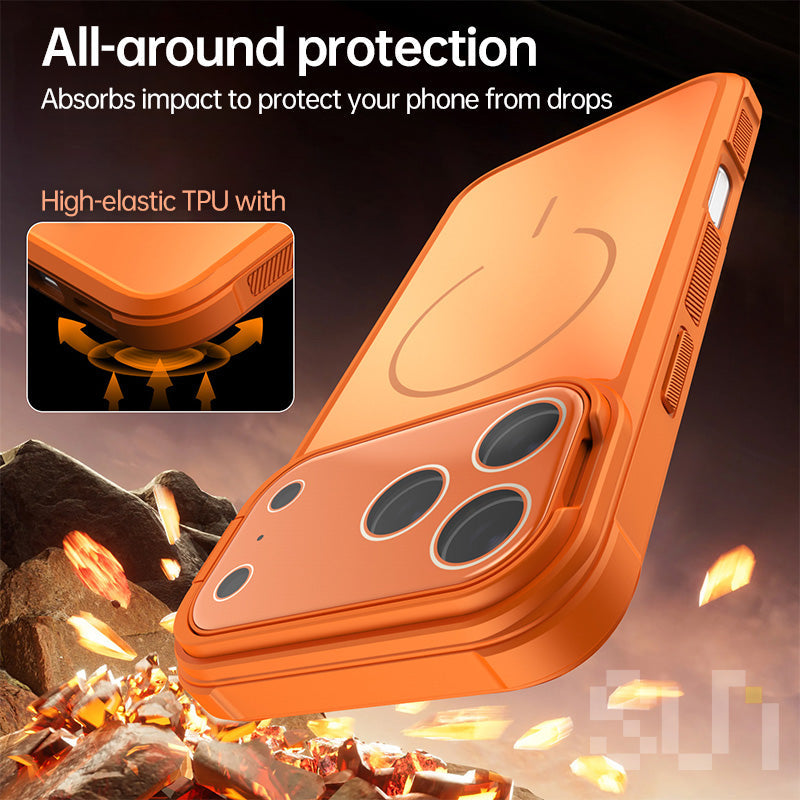 CASESUN Shock-absorbing TPU frame provides all-around drop protection for iPhone 17 Pro Max
