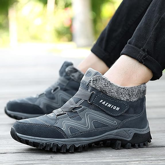 Women's Winter Thermal Ankle Booties | Ankle Boots | Warm Oxford Fabric Lined Waterproof Non-Slip Lightweight Women's Winter Thermal Boots for Outdoor Indoor Daily Wear