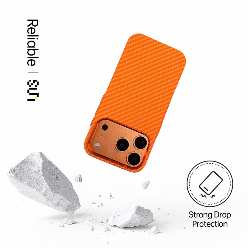 Hard shell iPhone 17 Pro Max case engineered for shock absorption and reliable drop protection.