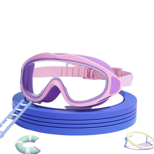 🔥Limited time offer 🔥HD children's large frame waterproof and anti-fog swimming goggles