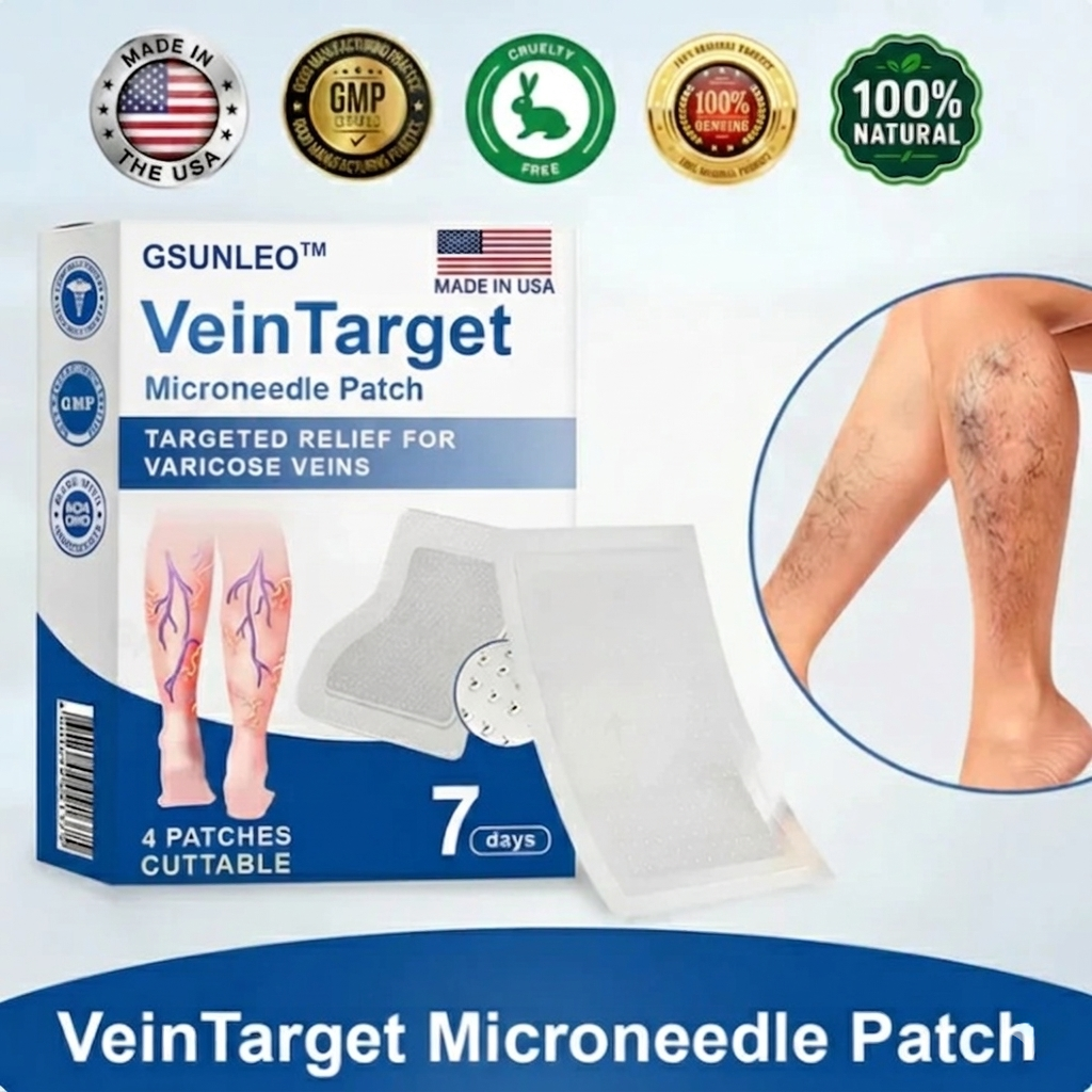 🎁Spring Special🎁✨   VeinTarget Microneedle Patch — Instant Relief, Long-Term Results