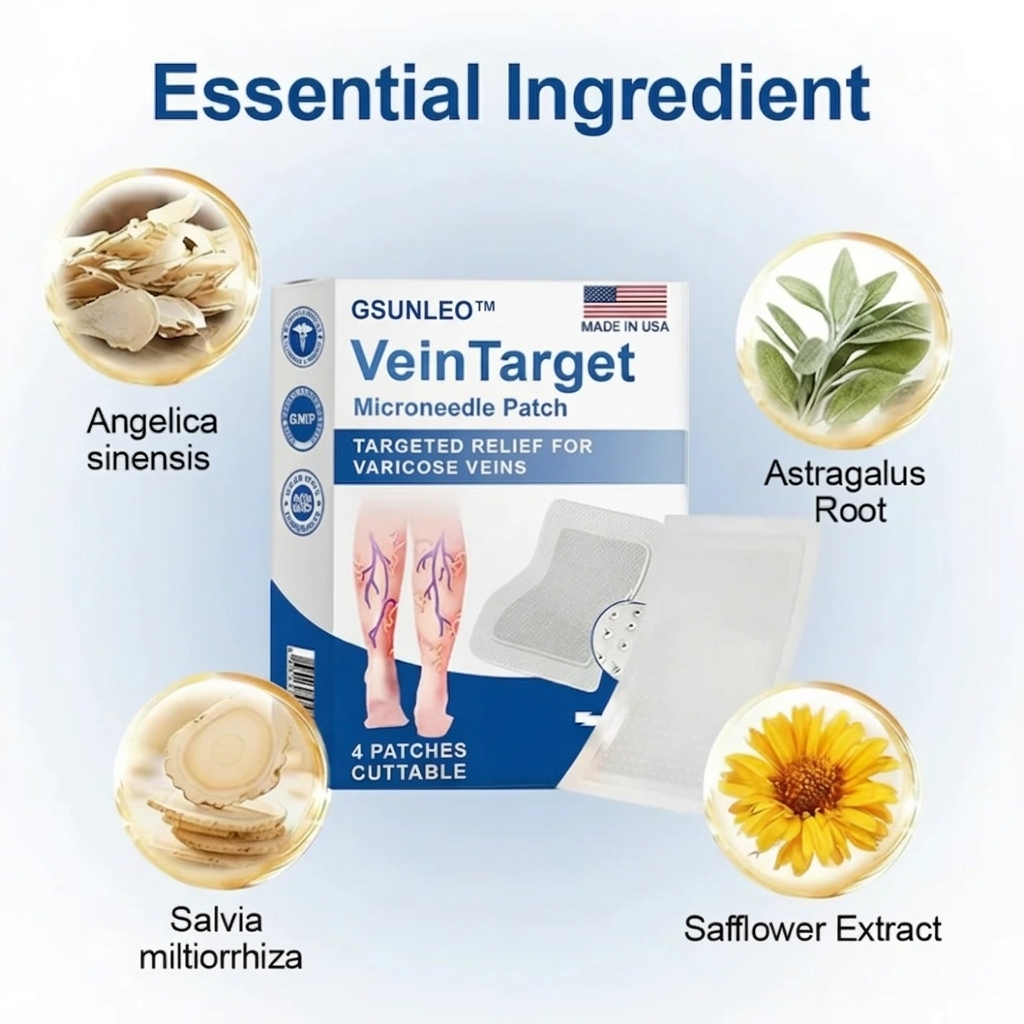 🎁Spring Special🎁✨   VeinTarget Microneedle Patch — Instant Relief, Long-Term Results