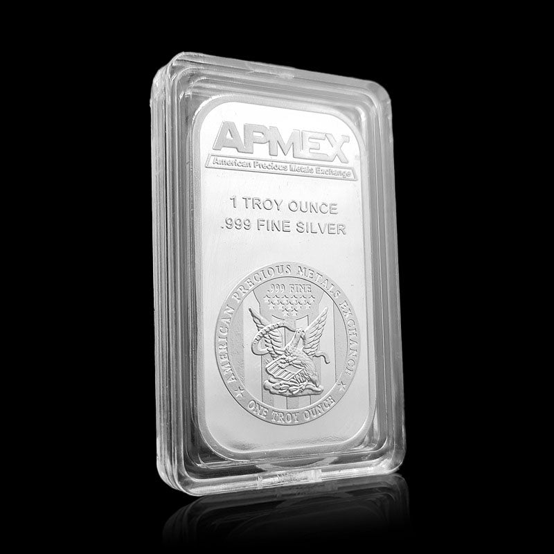Last Day 50% OFF🔥🦅APMEX 1 oz .999 Fine Silver Bar – American Eagle Heritage for Collectors