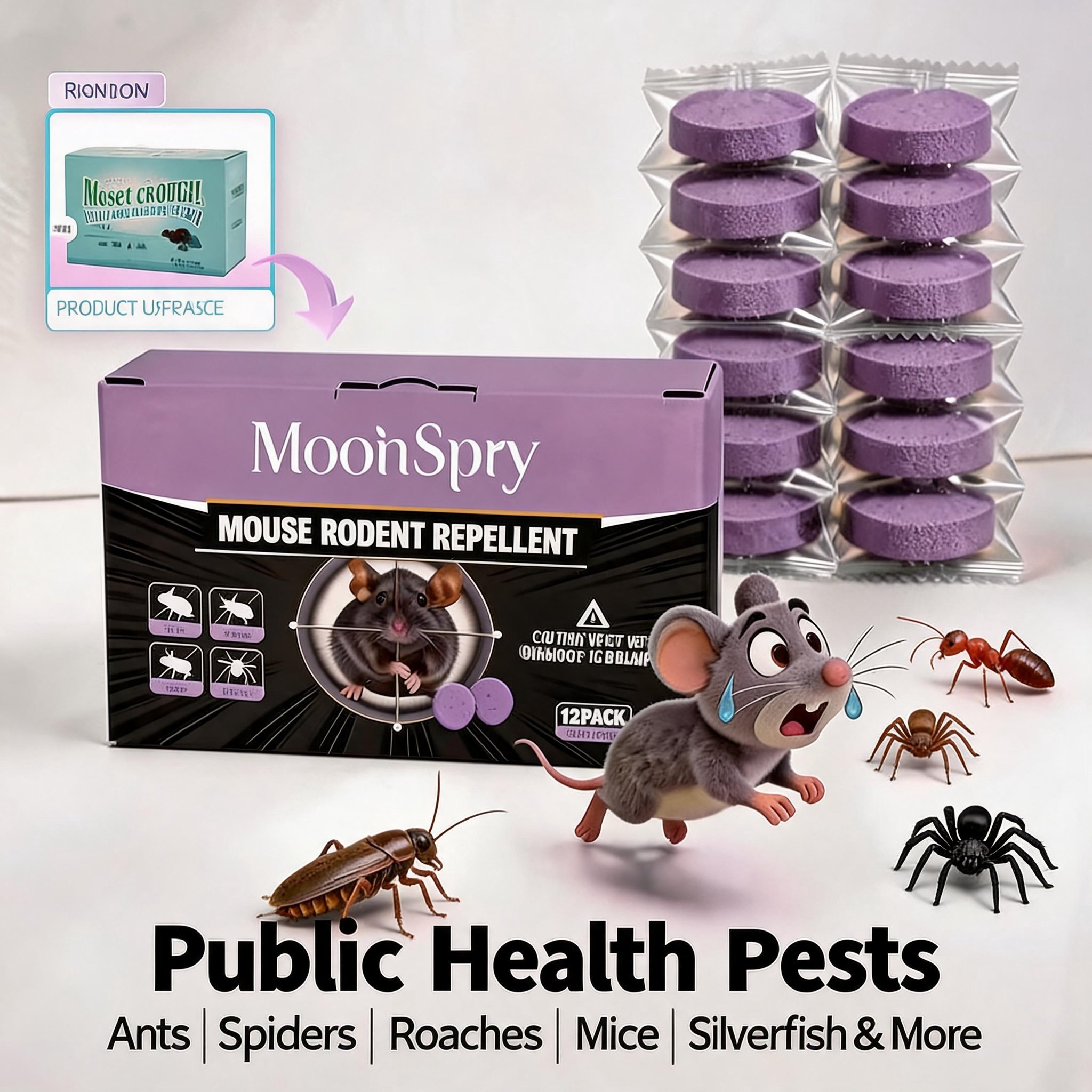 [Copy]🏆12-Pack Rodent Repellent Balls for Home Kitchen Effective Pest Control Solution🐀🐍🐜🦂🦟