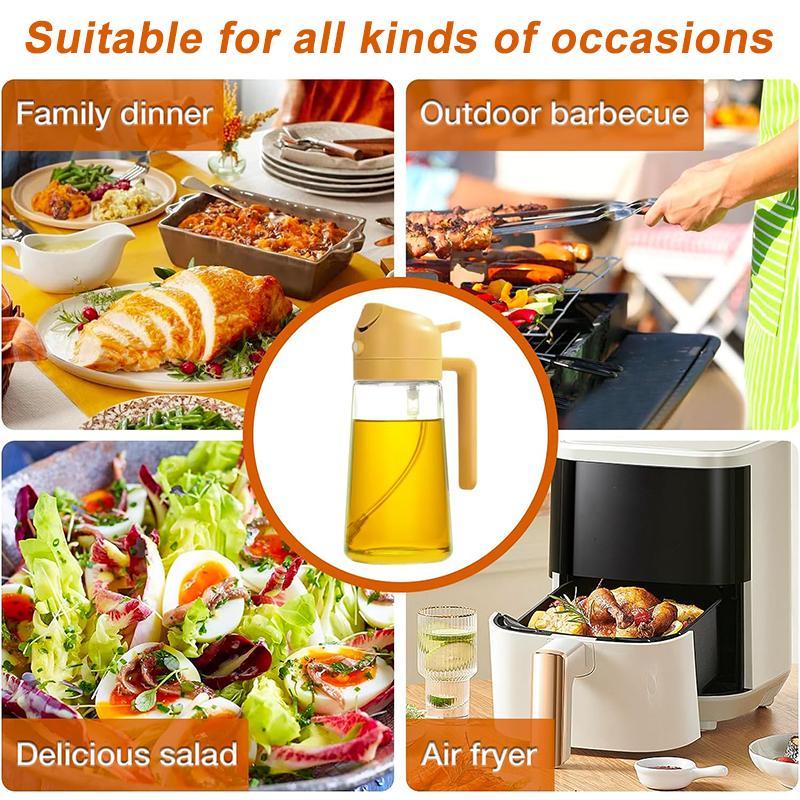 🍳 Revolutionize Your Cooking - 49% OFF - ✨ 2 in 1 Glass Oil Sprayer & Dispenser