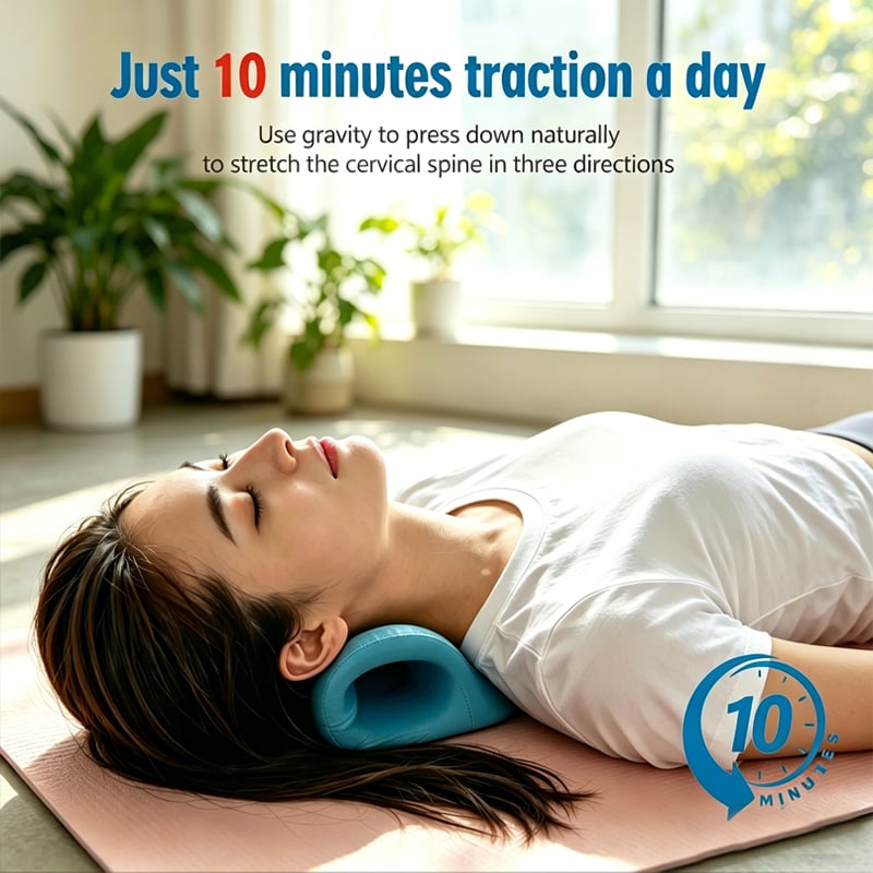 🎁Last day of the promotion🎁Neck Stretcher ,Neck Hump Corrector,Neck and Shoulder Relaxer Cervical Traction Device Pillow