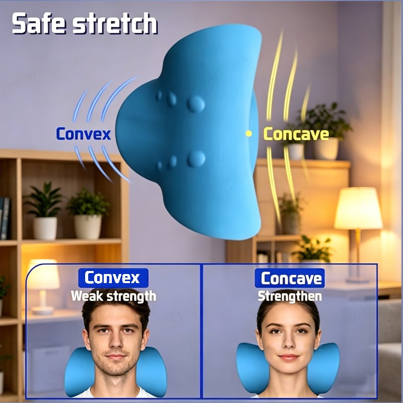 🎁Last day of the promotion🎁Neck Stretcher ,Neck Hump Corrector,Neck and Shoulder Relaxer Cervical Traction Device Pillow