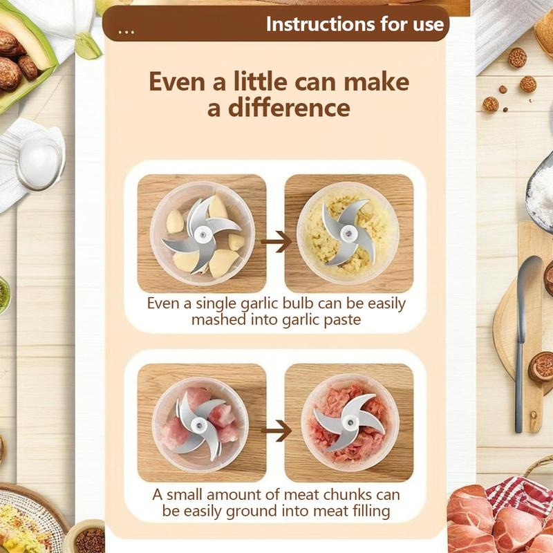 🔥 Limited time discount 🔥Portable Mini Food Chopper