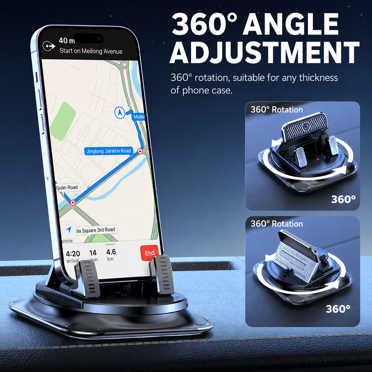✨Limited time offer✨News Car Phone Holder Degree Rotation