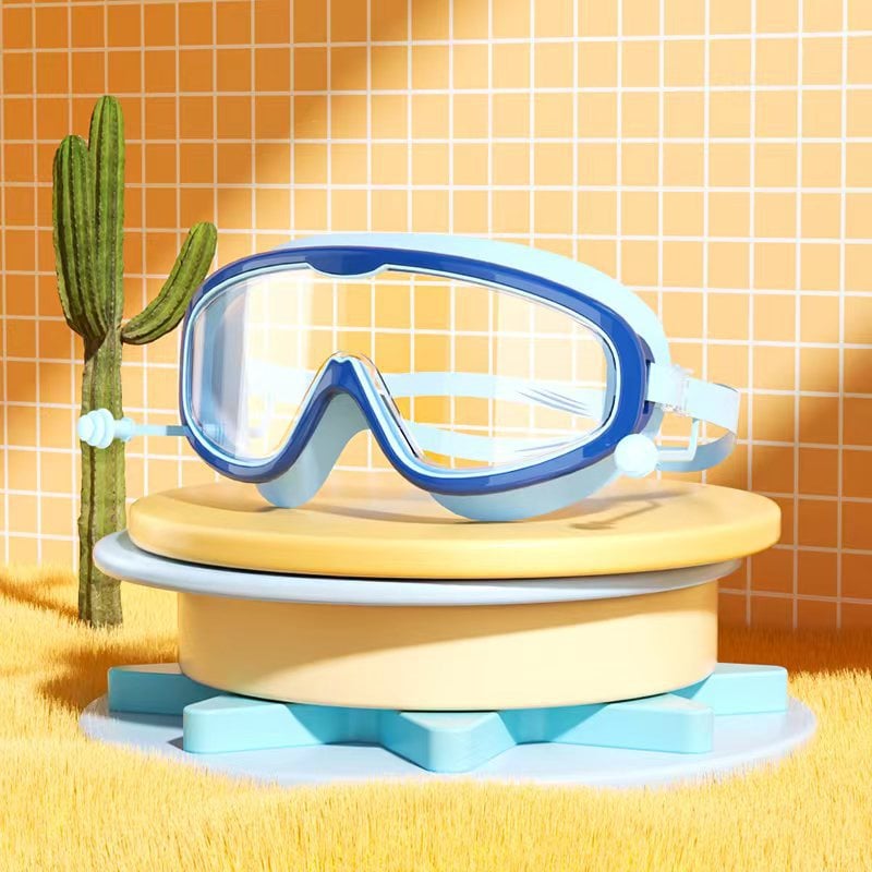 🔥Limited time offer 🔥HD children's large frame waterproof and anti-fog swimming goggles