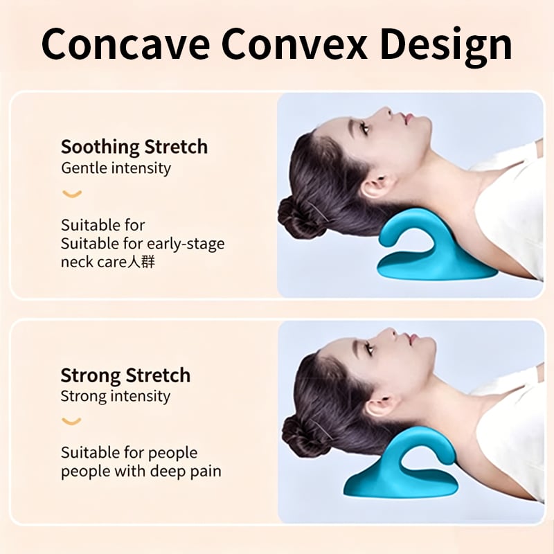 🎁Last day of the promotion🎁Neck Stretcher ,Neck Hump Corrector,Neck and Shoulder Relaxer Cervical Traction Device Pillow