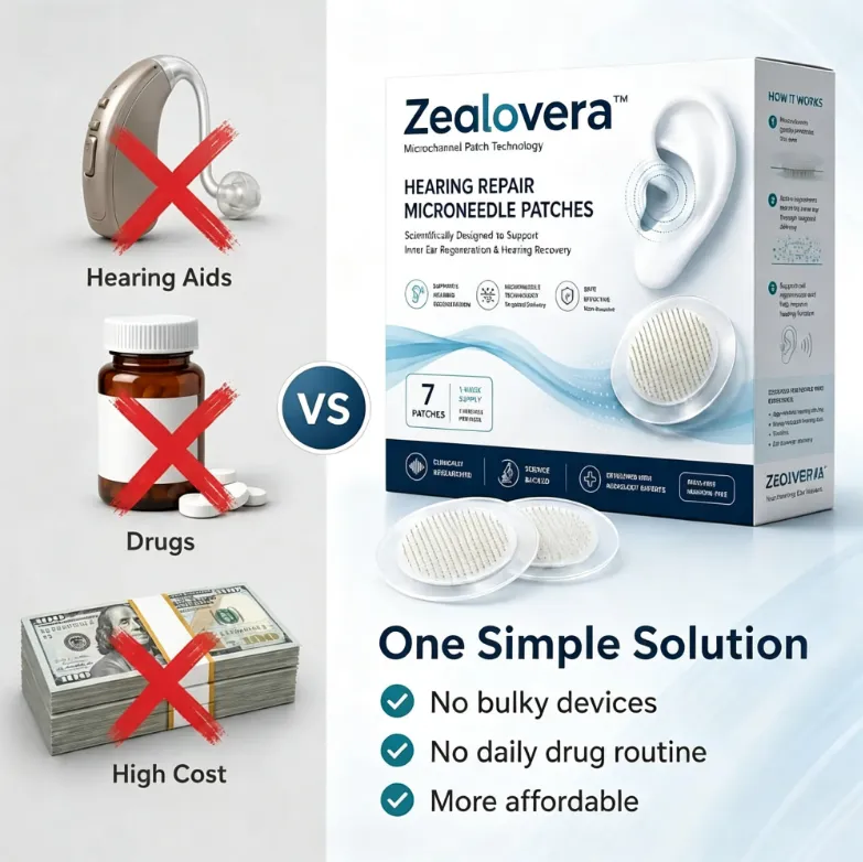 Zeolvera™ HEARING REPAIR MICRONEEDLE PATCHES ✅ Targets Hearing Loss, Tinnitus, Ear Infections, Balance Disorders, and Age-Related Ear Degeneration.