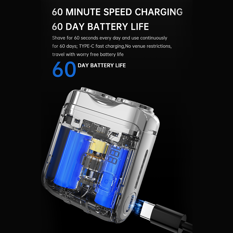 🥰Last Day Discount！💥Portable Mini Men's Electric Shaver – Compact & Rechargeable🧳
