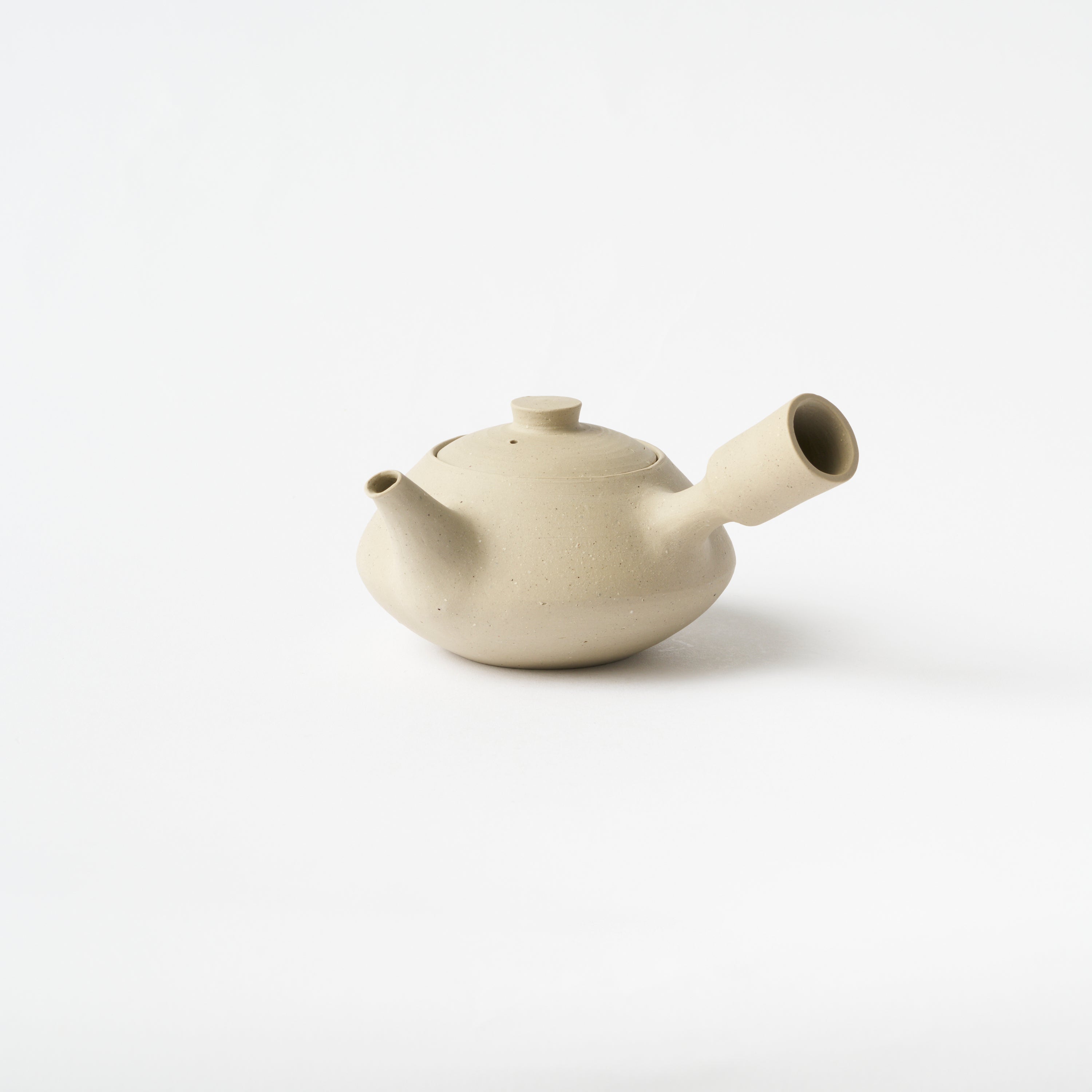 White Bizen Kyusu Teapot 