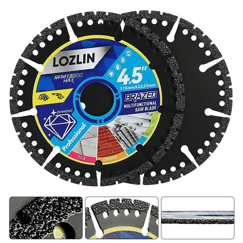 🛠️ Cut Any Material Instantly - 49% OFF- ✨ 4.5" Multi-Material Diamond Blade - Zero Compromise, Max Durability