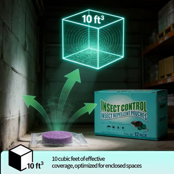 🏆12-Pack Rodent Repellent Balls for Home Kitchen Effective Pest Control Solution🐀🐍🐜🦂🦟