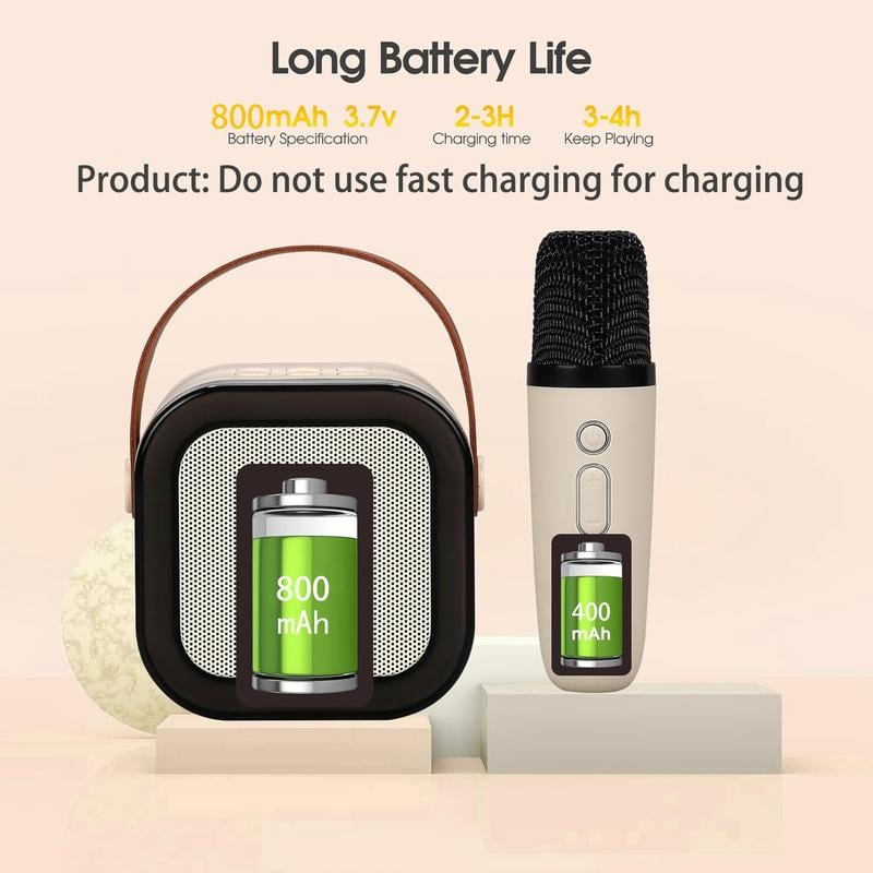 SAVE 49%🎁 Fall Portable Wireless Karaoke Speaker with 2 wireless Microphone
