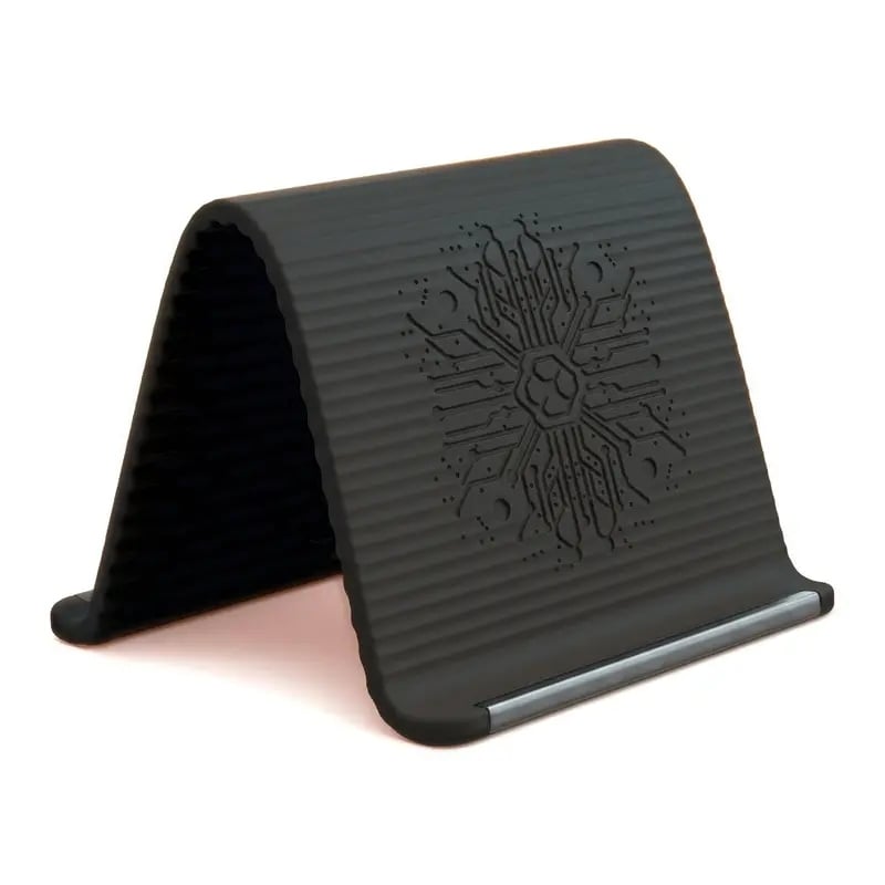 Portable Foldable Silicone Phone Holder, Bendable Freely into Any Shape, Multi-Angle Adjustable Stand for Mobile Phone