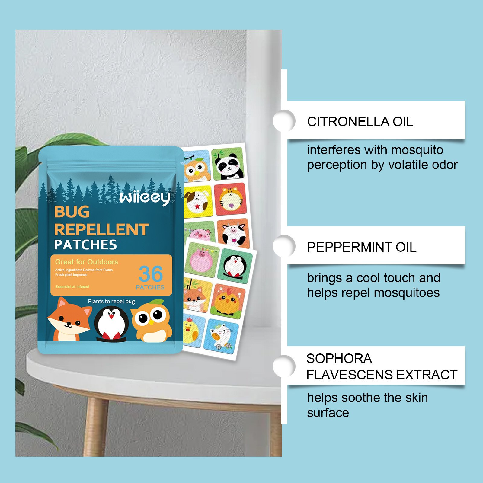 🎁Last day of the promotion🌿Mosquito Repellent Patches 🦟