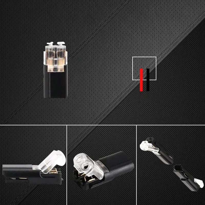 Double - Wire Plug-in Connector With Locking Buckle