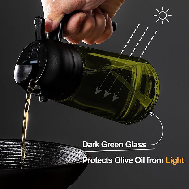 🍳 Revolutionize Your Cooking - 49% OFF - ✨ 2 in 1 Glass Oil Sprayer & Dispenser