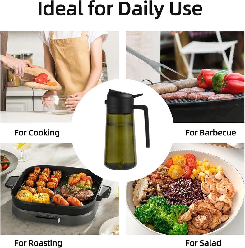 🍳 Revolutionize Your Cooking - 49% OFF - ✨ 2 in 1 Glass Oil Sprayer & Dispenser