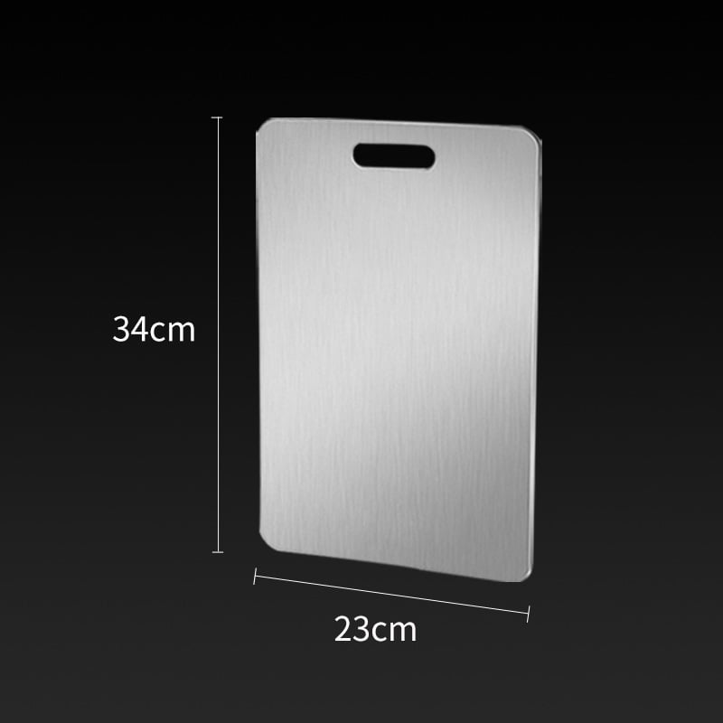 🏆⚡ 50K+ SOLD! Almost Gone-💥🎉🔥Stainless Steel Double Sided Chopping Board,Best Gifts
