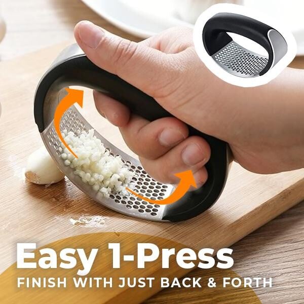 Special Offer Now) Stainless Steel Garlic Presser