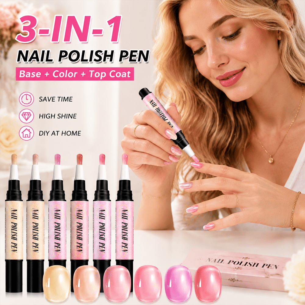 💅Last Day Discount | 6PCS One-Step Gel Nail Art Pen Set – Salon Beauty at Home