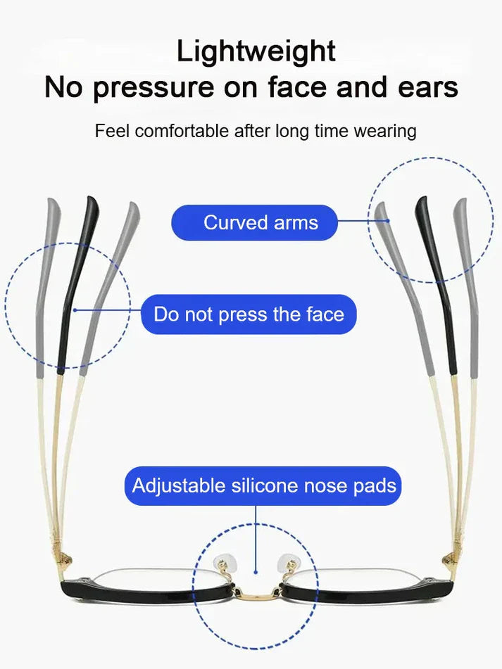 🎁Hot Sale🔥👓Ultra Light Anti Blue Presbyopic Glasses✨