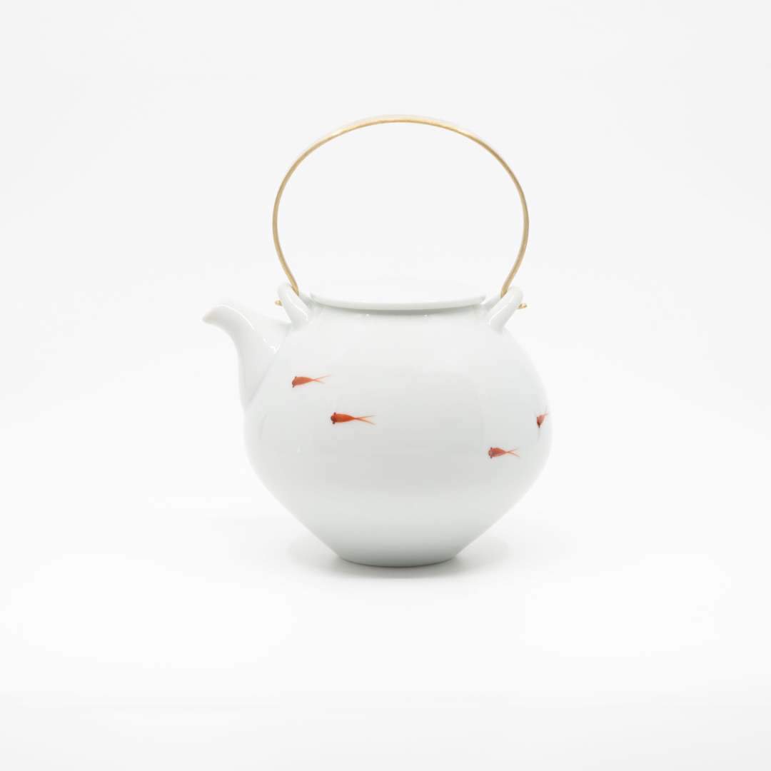 Artisan ceramic teapot