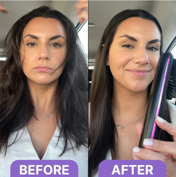 Portable Cordless Straightener Brush