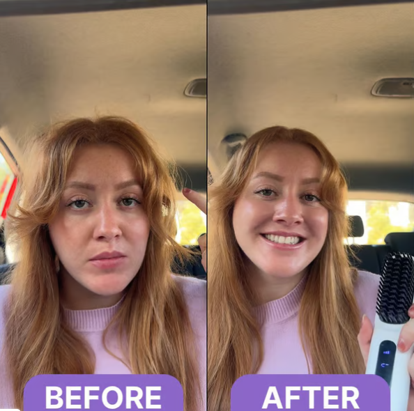 Portable Cordless Straightener Brush