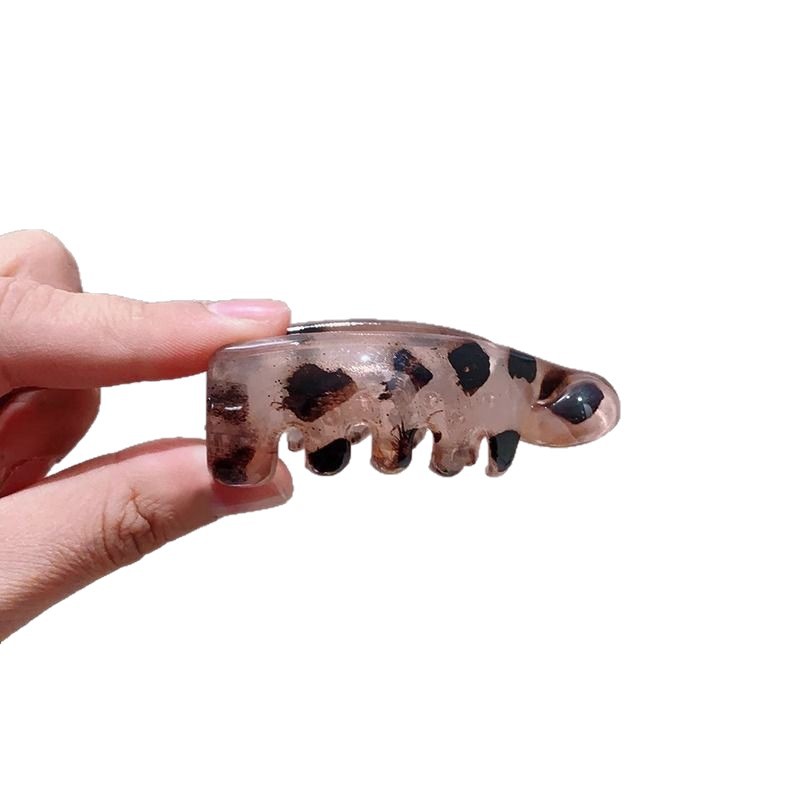 🐆 Leopard Hair Claw Clip | Effortless Chic Updo In Seconds