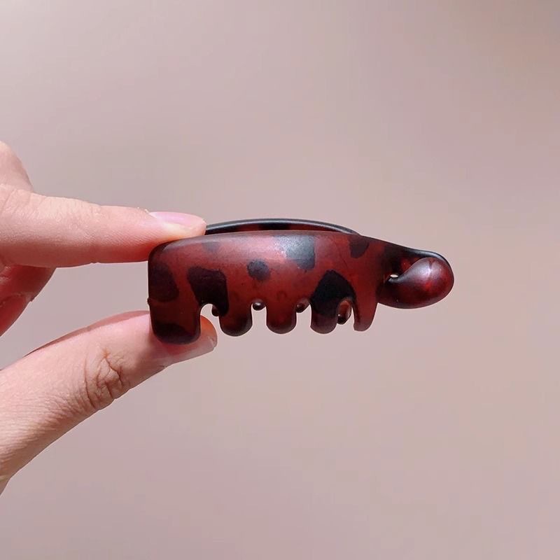 🐆 Leopard Hair Claw Clip | Effortless Chic Updo In Seconds